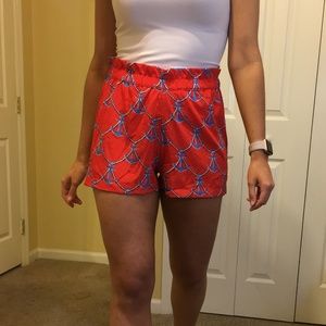 Anchors Away Mud Pie Ruffle Shorts